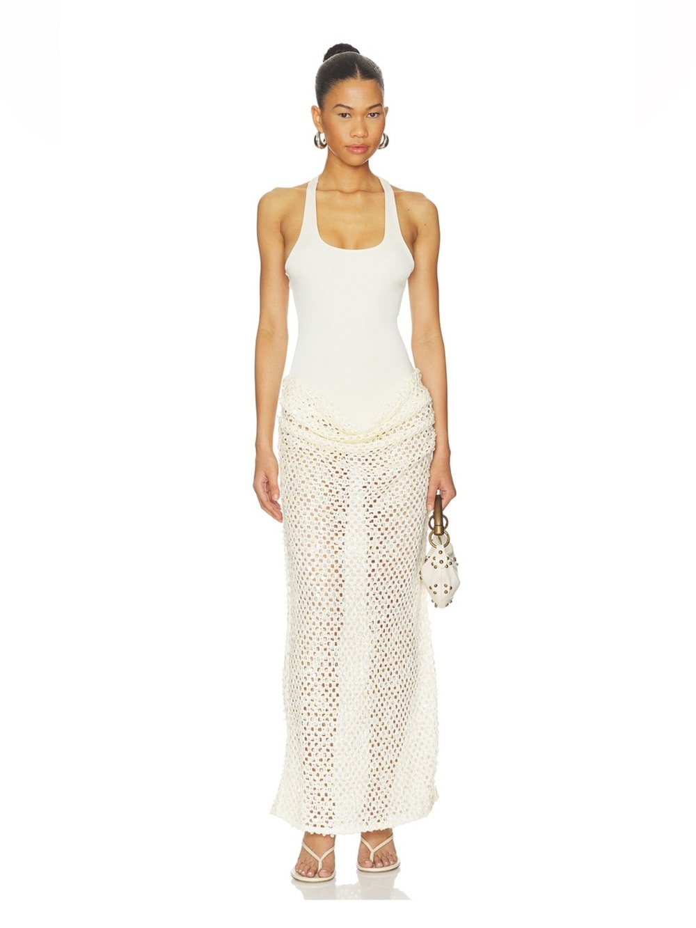 Benni - Ariel Maxi Dress - Cream - XS - Worn Once
